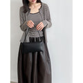 Striped Long Sleeve Cardigan + Matching Color Camisole Set...