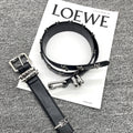 Hollow belt denim belt