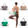 Yoga Pilates Mat Bag Canvas Handbag Outdoor Exercise Equipment...