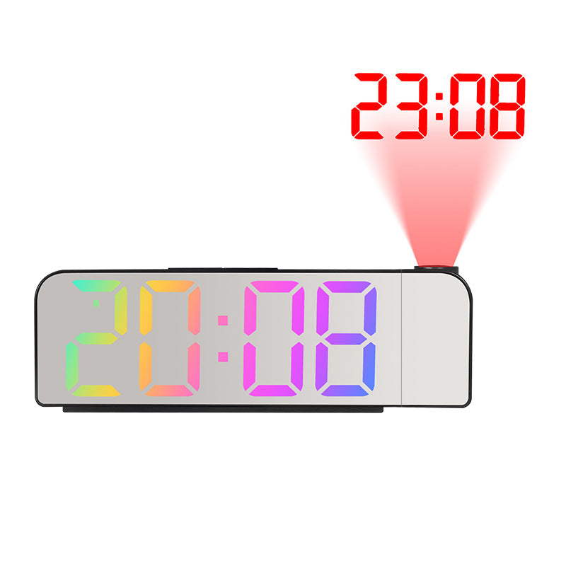 Projection Alarm Clock LED Display Electronic Clock Alarm Clock