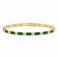 Hip Hop Tennis Zircon Chain Bracelet for Men and Women