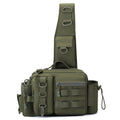 Men's Fishing Backpack: Equipped with bait box