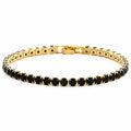 Hip Hop Tennis Zircon Chain Bracelet for Men and Women
