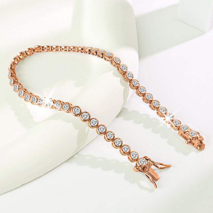 Zirconia Bead Bracelet