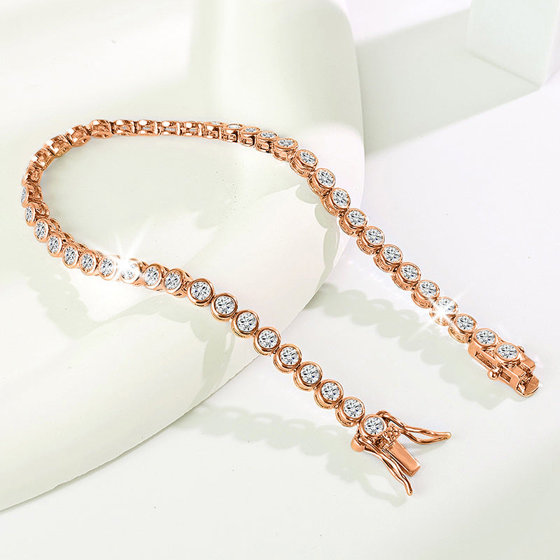 Zirconia Bead Bracelet