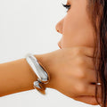 Metal photosensitive surface water droplet bracelet spring Bracelet bracelet...