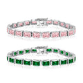 Jewelry  Stylish Zircon Bracelet with Large Full Zircon Stones