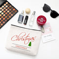 Cosmetic Bag Waterproof Cotton And Linen Zipper Bag Cosmetic...
