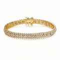 Fashion Chain Bracelet with Fishbone Zircon