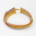 Niche high-end multi-layer choker choker stainless steel elastic snake...