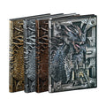 Retro Embossed Evil Dragon Notebook Metal Three-Dimensional Dinosaur European-Style...