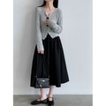 Deer West Circle Knit Wool Cardigan for Women Autumn...