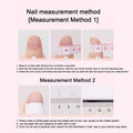 Cold and vibrant blood nail wearing armor ultra long 4cm nail patch