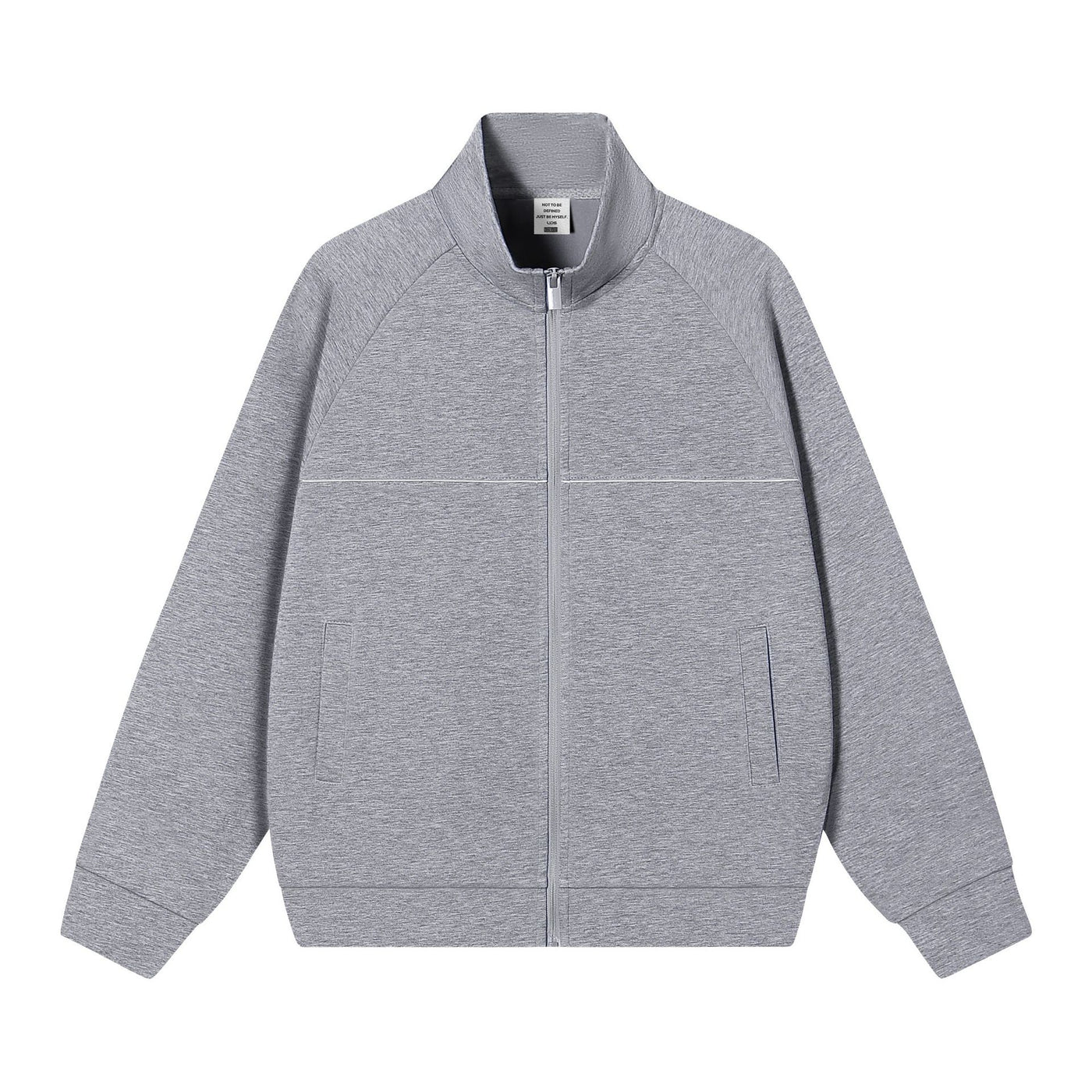 Stand up collar zipper jacket for men