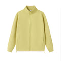 Zipper stand up collar cardigan jacket