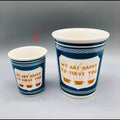 Paper Cup Ceramic Mug