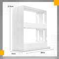 Kitchen Spice Organizer Rack Multi-Function Rotating Storage Shelf Slide...