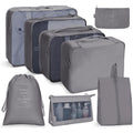 8Pcs/set Packing Cubes Luggage Organizer Bags Travel Suitcases Organizers...