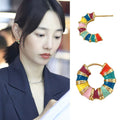 Earrings Enamel Colored Earrings Earrings Earstuds Personalized and Unique...