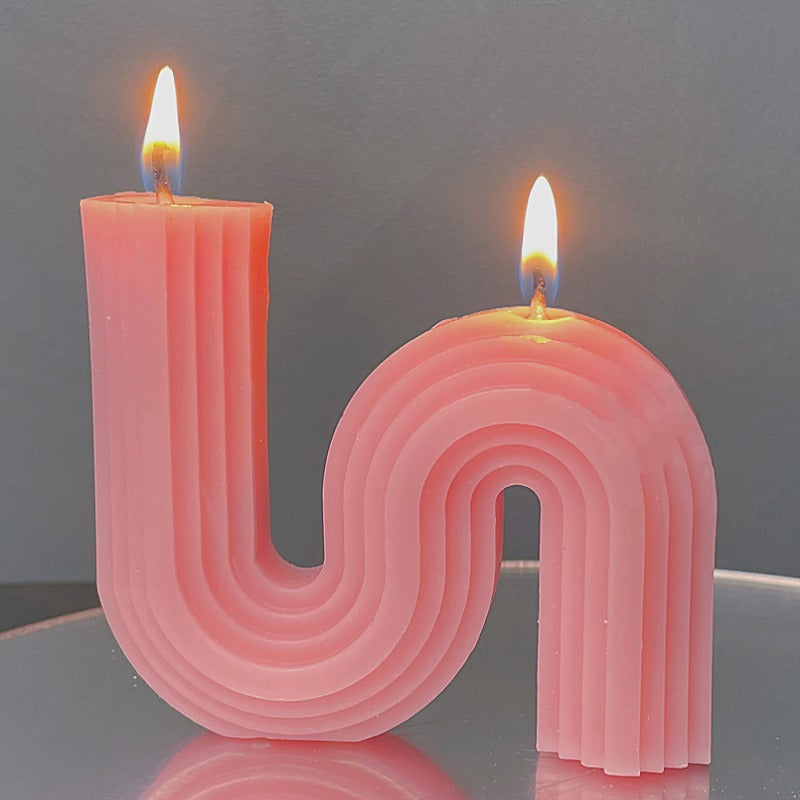 Geometric Aromatherapy Candle Recommendation 3D Simple Home Decoration Fragrance Candle
