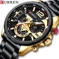 Men's Watch Calendar Men's Watch Six-pin Steel Band Watch...
