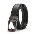 Genuine leather belt men's automatic buckle belt cowhide belt...