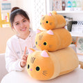 Mollusk Pillow Cute Cat Cylindrical Long Pillow Bedside Single...