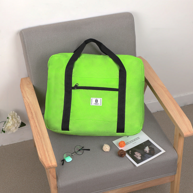 Short distance luggage bag Oxford folding moving portable luggage trolley case handbag travel storage bag