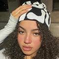 Bean hat contrasting candy colored woolen hat knitted hat...