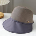 Straw Hat Women's Summer Outdoor Leisure Stitching Sun Hat...