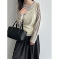Layered Knit Camisole Top for Women