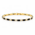 Hip Hop Tennis Zircon Chain Bracelet for Men and Women