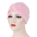 Muslim Women Stretch Cotton Striped Beanie Turban Chemo Hat...