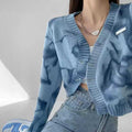 Boho Dye Knit Cardigan for Women