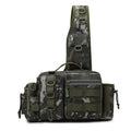 Men's Fishing Backpack: Equipped with bait box