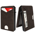 Large capacity multi-slot ID card wallet card holder