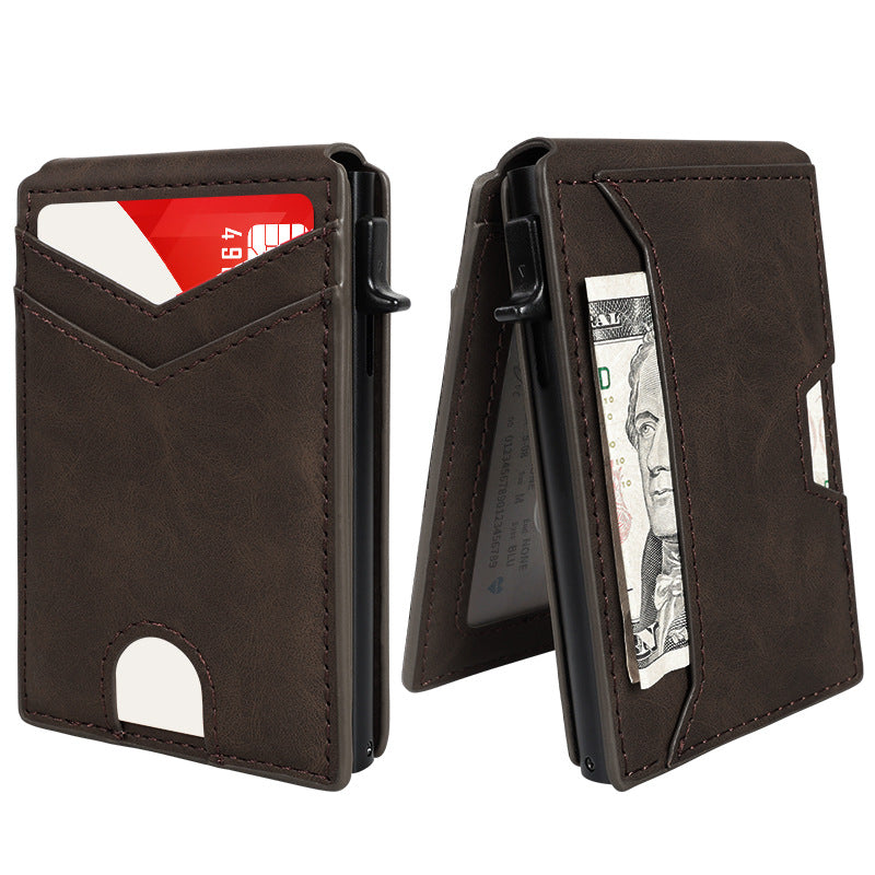 Large capacity multi-slot ID card wallet card holder