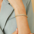 Fashion Chain Bracelet with Fishbone Zircon