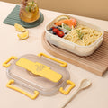Simple portable sealed microwaveable lunch box lunch box lunch box