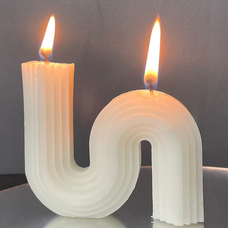 Geometric Aromatherapy Candle Recommendation 3D Simple Home Decoration Fragrance Candle