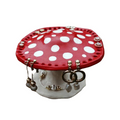 Mushroom earring rack desktop decoration with resin decoration