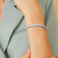 Fashion Chain Bracelet with Fishbone Zircon