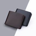 Wallet Men's Short Wallet Business Wallet Simple Men's College...