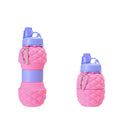 Fruit Folding Water Bottle Silicone Pineapple Strawberry Water Cup...