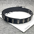 Hollow belt denim belt