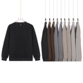 Loose fit crew neck long sleeve sweatshirt