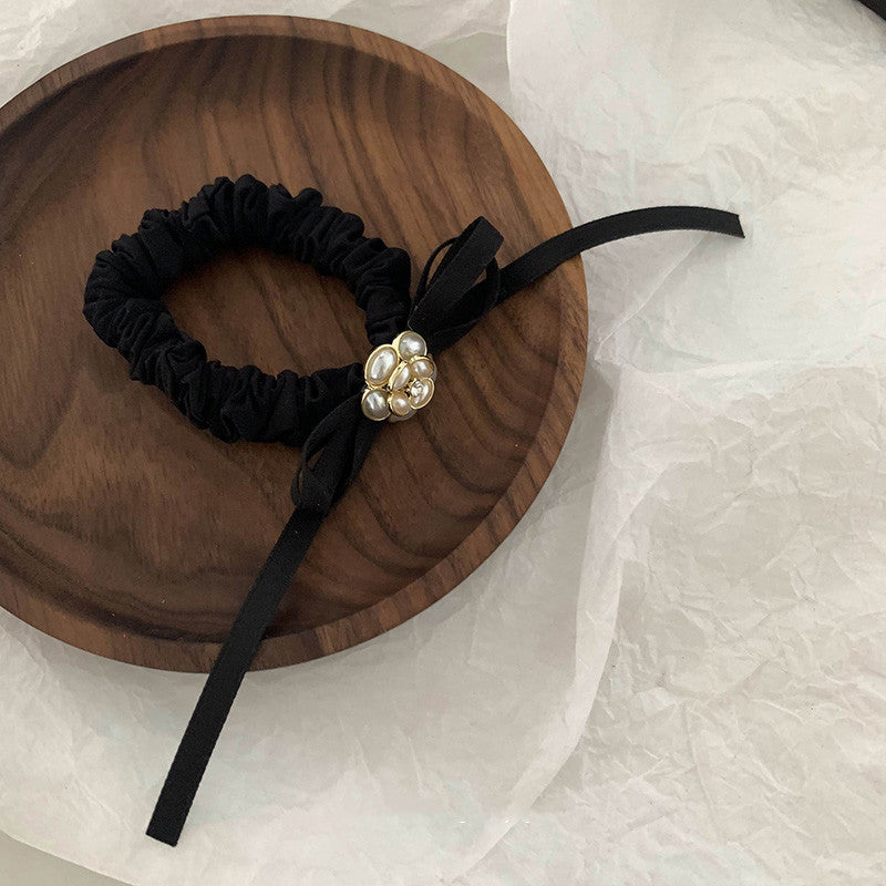 Camellia Bow Ribbon Hair Tie Women's Hair Rope Headdress Hair Accessories