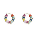 Earrings Enamel Colored Earrings Earrings Earstuds Personalized and Unique...