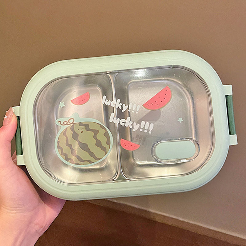 Cute portable stainless steel lunch box lunch box lunch box