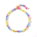 Handmade chain splicing anklet